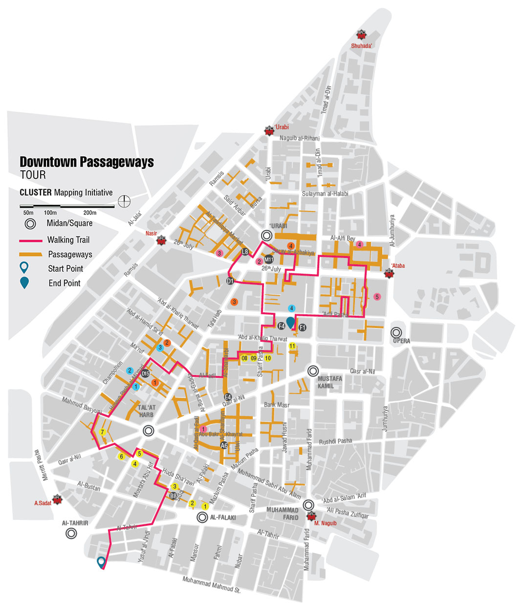 Cairo Downtown Passageways Tour