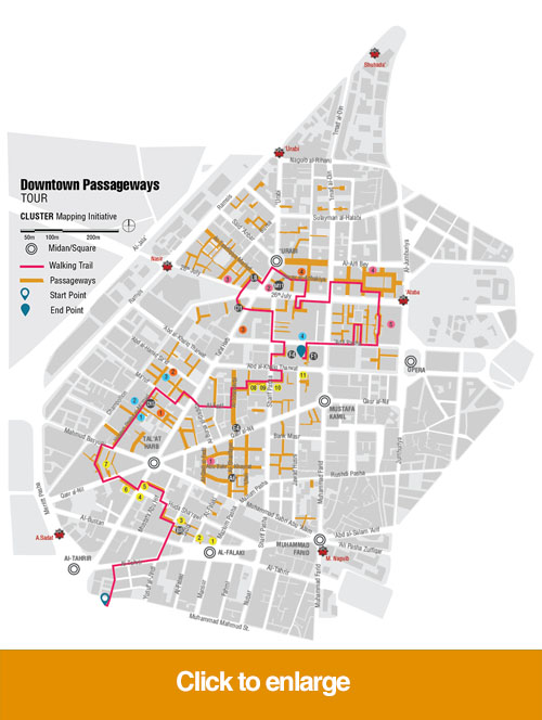 Cairo Downtown Passageways Tour